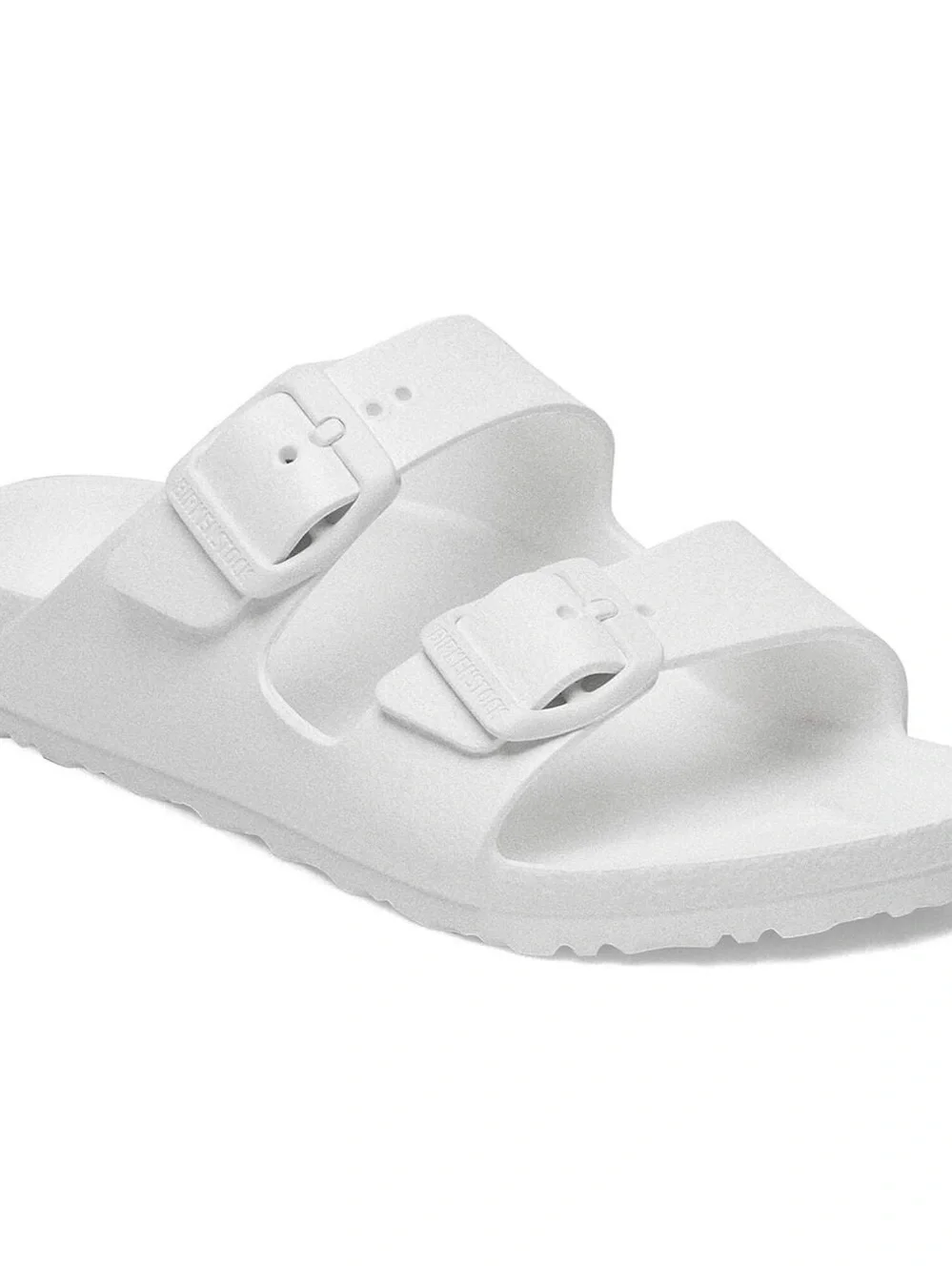 Birkenstock White EVA Two-Buckle Slide